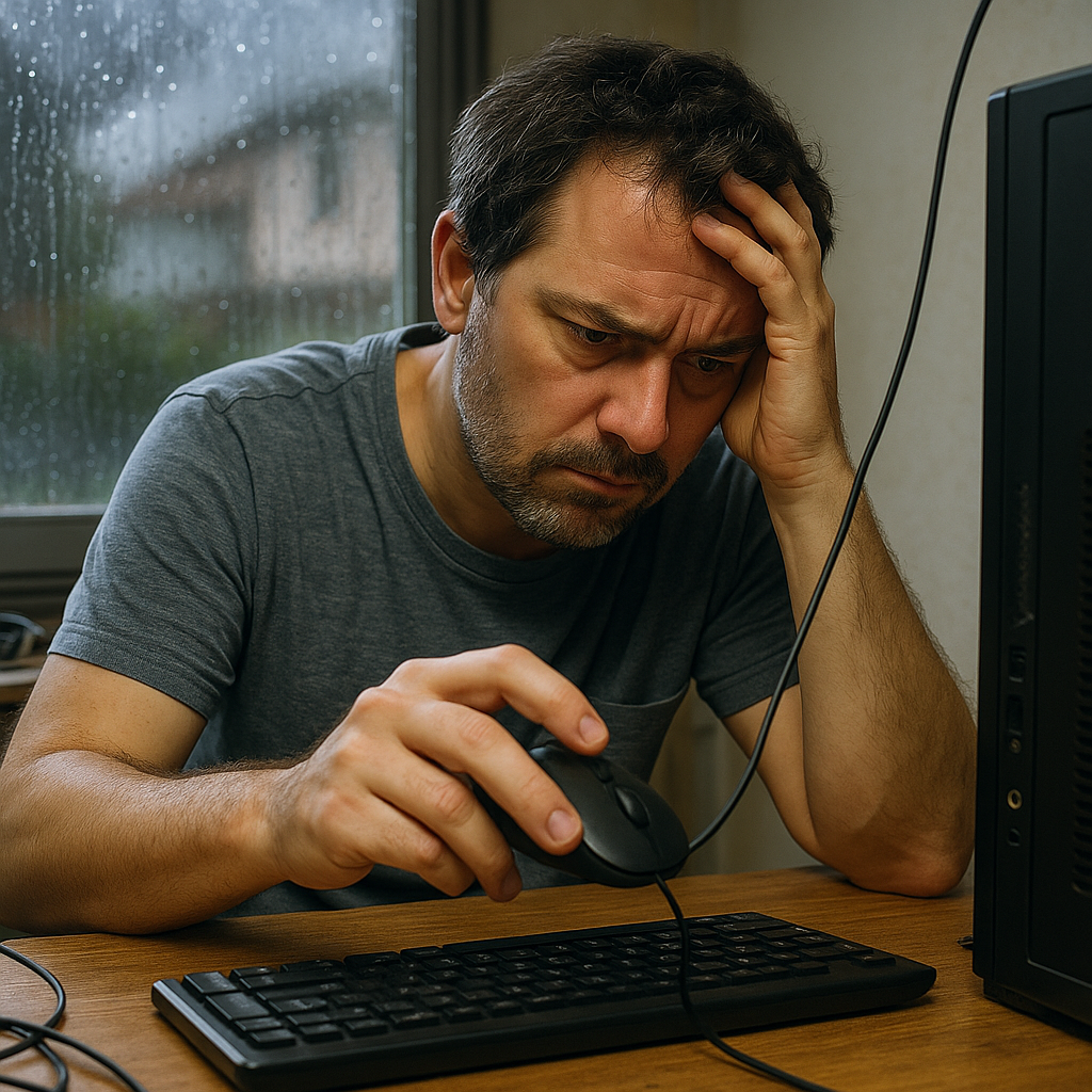 Il mouse che funzionava solo quando pioveva